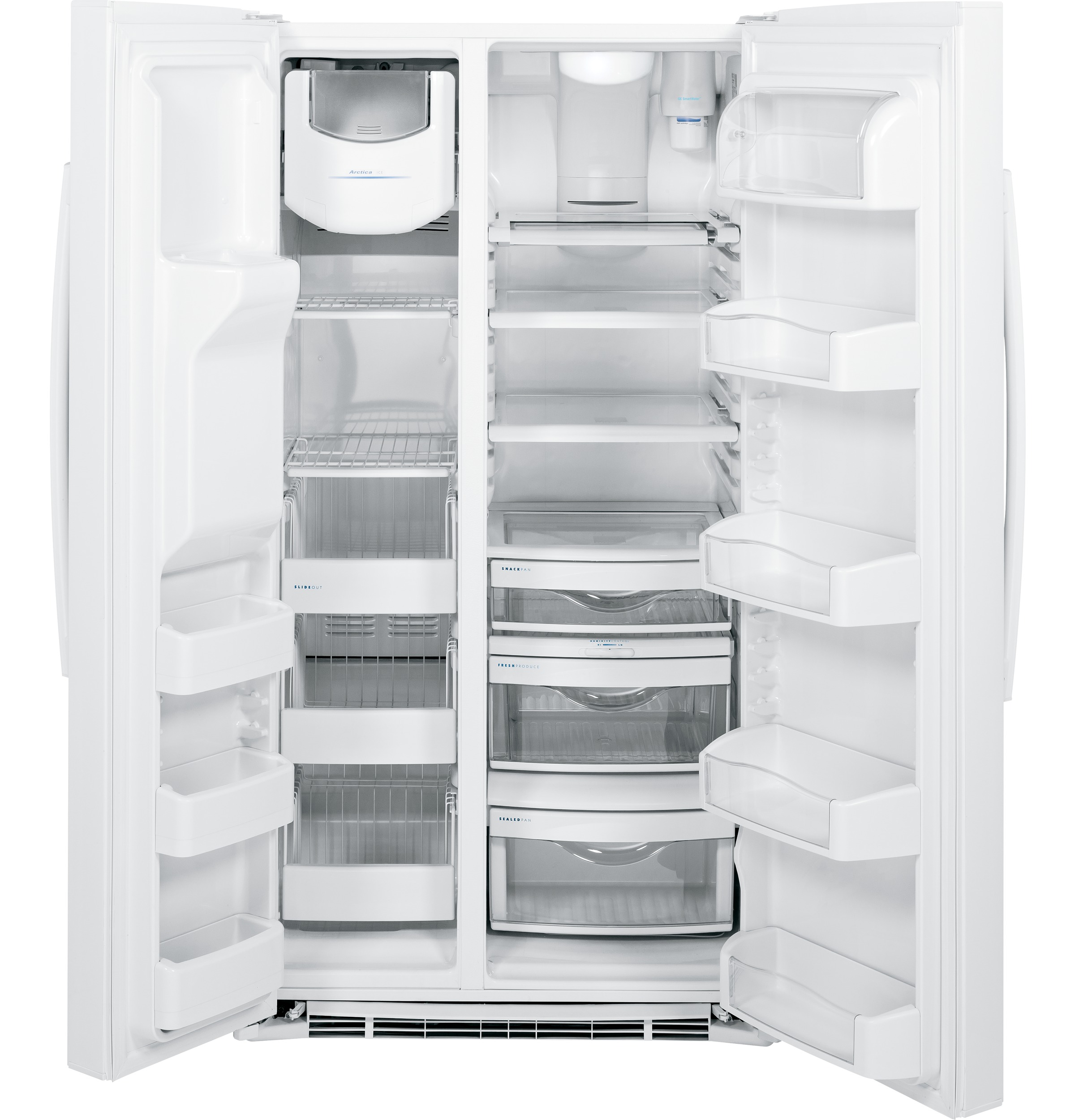 Series 25.9 Cu. Ft. Side-by-Side Refrigerator PSE26KGEWW, product image 5 of 11