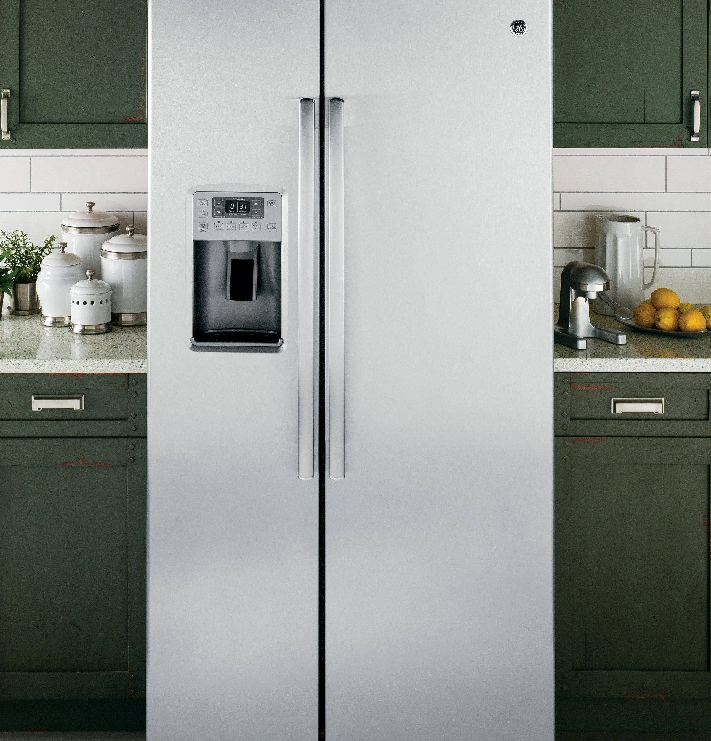 Series 25.9 Cu. Ft. Side-by-Side Refrigerator PSE26KSESS, product image 6 of 18
