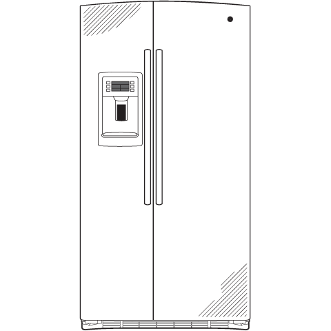 Series 29.1 Cu. Ft. Side-by-Side Refrigerator PSE29KSESS