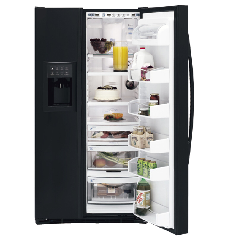 Arctica Side-By-Side Refrigerator PSF26NGNBB