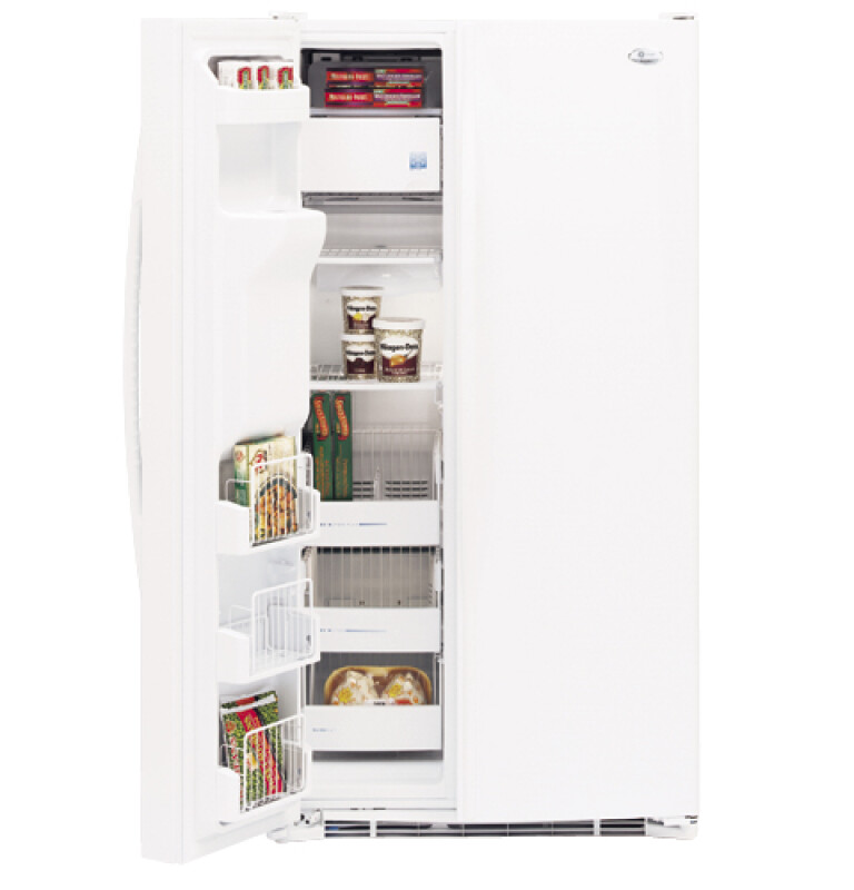 Arctica Side-By-Side Refrigerator PSF26NGNWW, product image 4 of 5