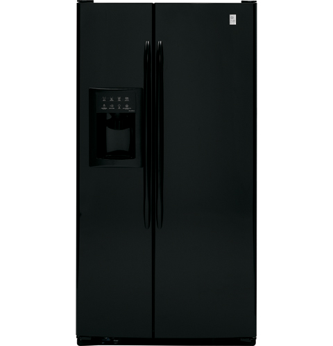 25.5 Cu. Ft. High-Gloss Side-By-Side Refrigerator with Dispenser PSF26PGSBB, product image 2 of 4