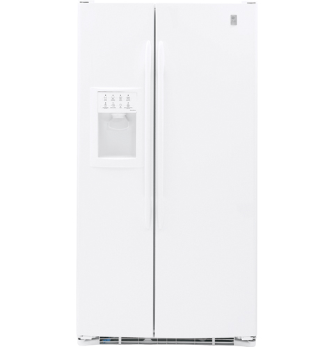25.5 Cu. Ft. High-Gloss Side-By-Side Refrigerator with Dispenser PSF26PGSWW