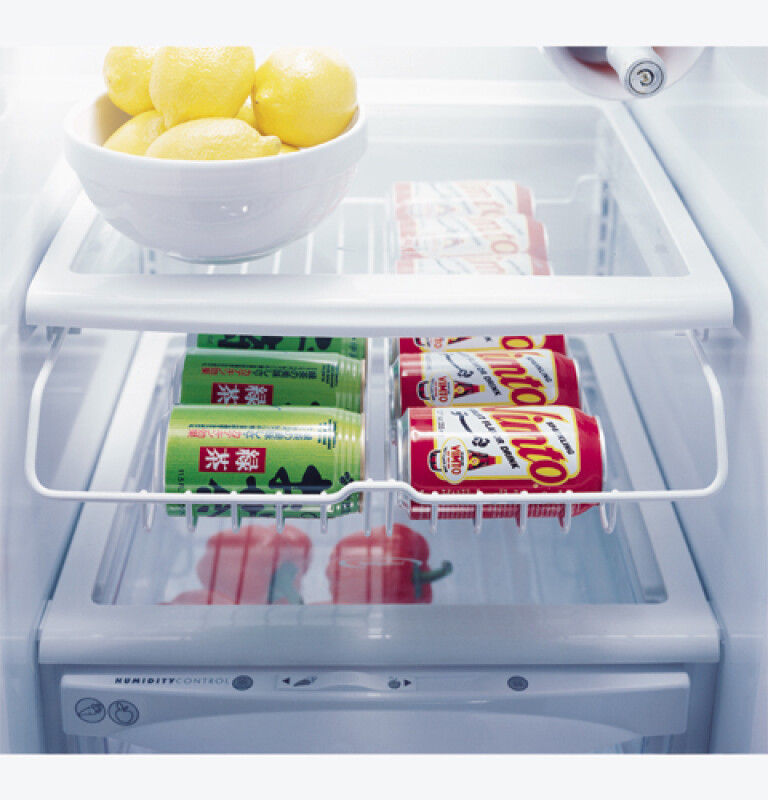 Refrigerator Side by Side, 611 Liters (Freezer 189 L), SoftTouch Dispenser, Slide-Out Can Dispenser, Black Model PSG22MIMFBB