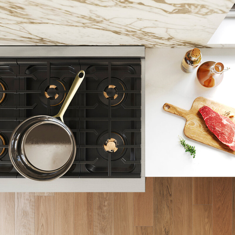 48 in. 6.7 cu. ft. Paramount Gas Range with 8 Burner DuoPro™ Cooktop and Dual Ovens PSGR48