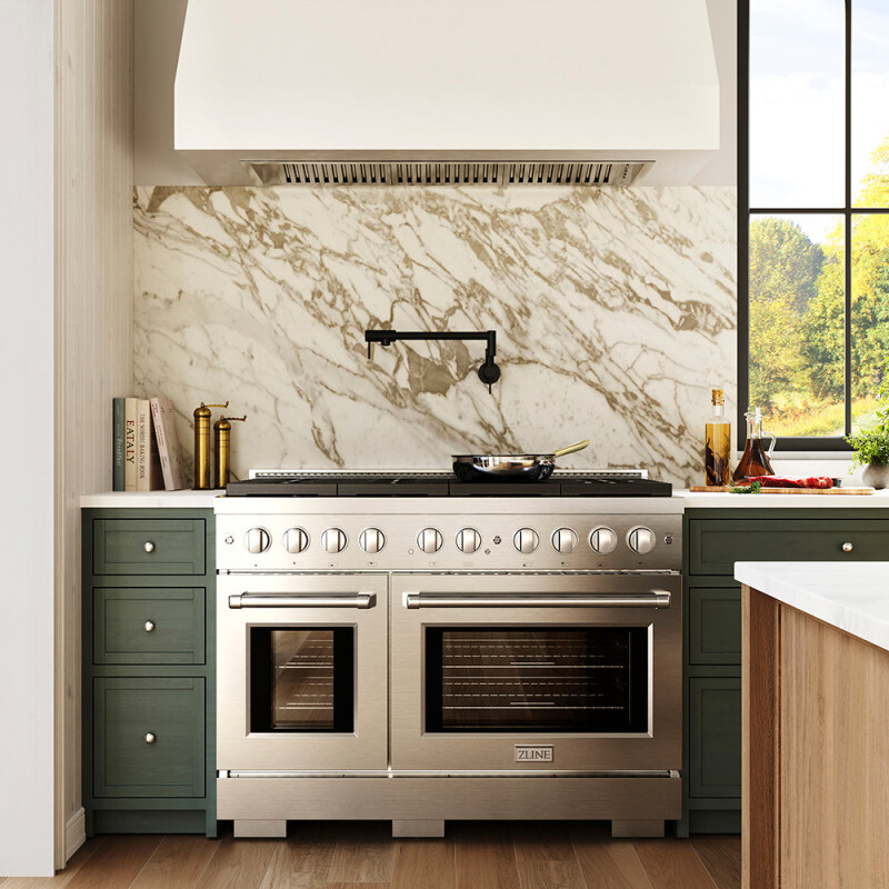 48 in. 6.7 cu. ft. Paramount Gas Range with 8 Burner DuoPro™ Cooktop and Dual Ovens PSGR48