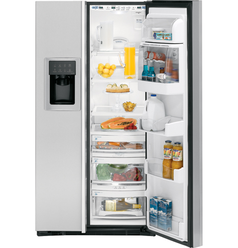 22.6 Cu. Ft. Stainless Side-By-Side Refrigerator with Dispenser PSH23PSSSV