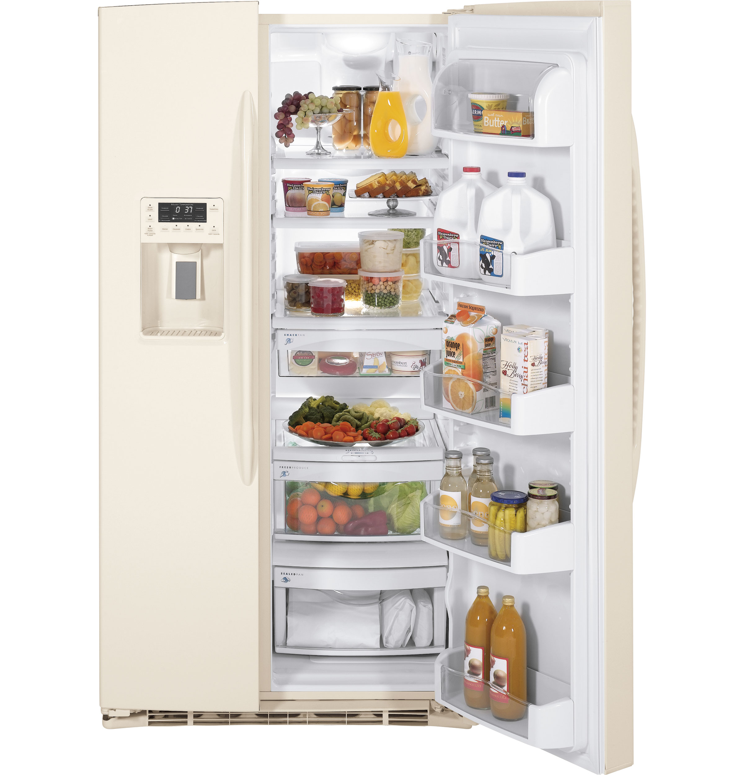 25.9 Cu. Ft. Side-by-Side Refrigerator with Dispenser PSHF6MGZCC