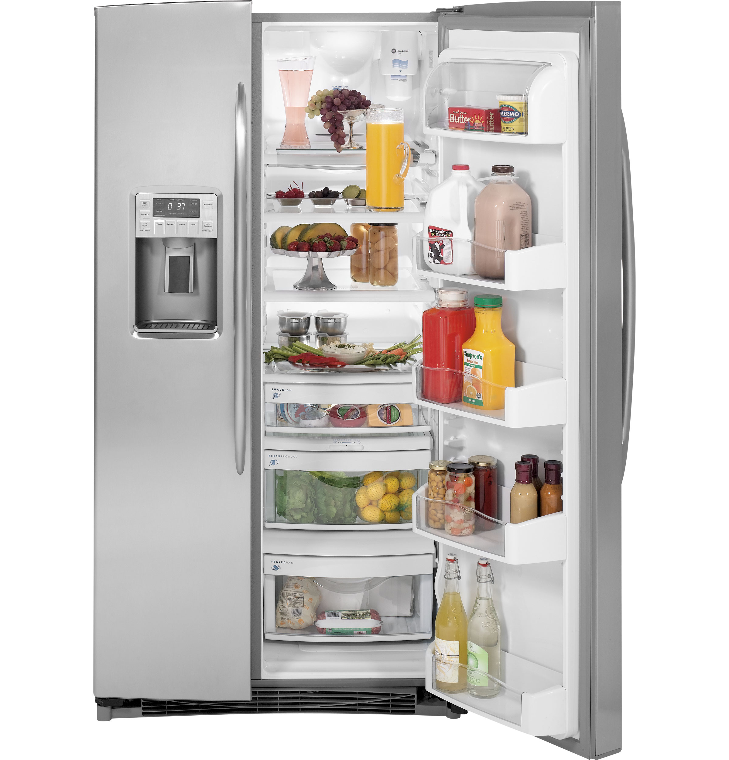 25.9 Cu. Ft. Side-by-Side Refrigerator with Dispenser PSHS6PGZSS