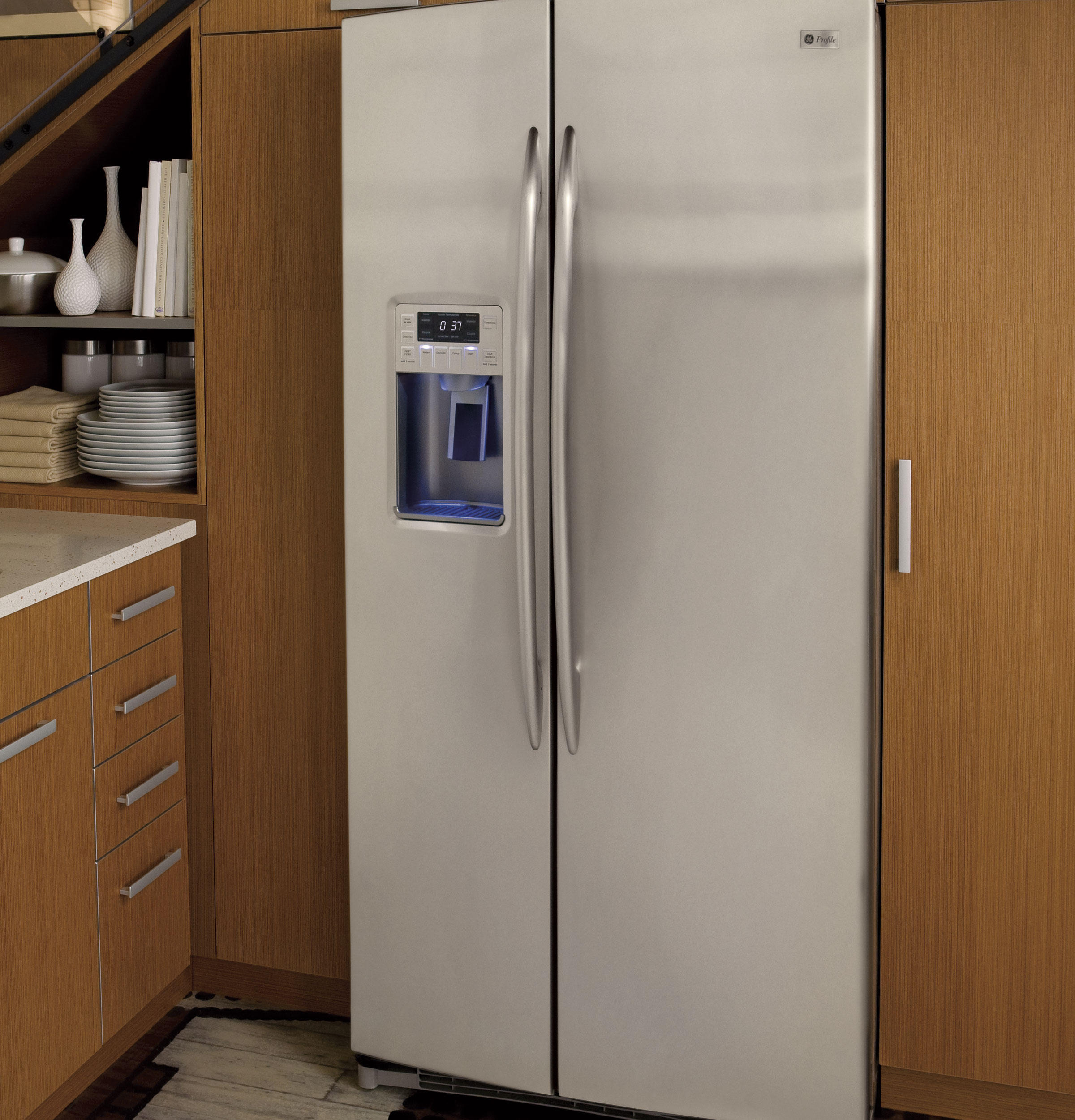 25.9 Cu. Ft. Side-by-Side Refrigerator with Dispenser PSHS6PGZSS