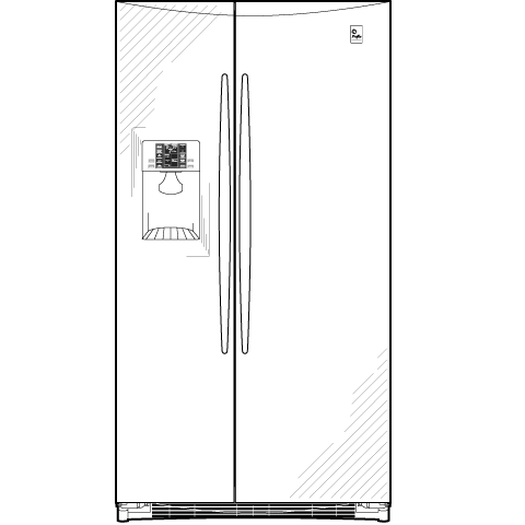 25.6 Cu. Ft. Side-by-Side Refrigerator with Dispenser PSHS6VGXSS, product image 3 of 4