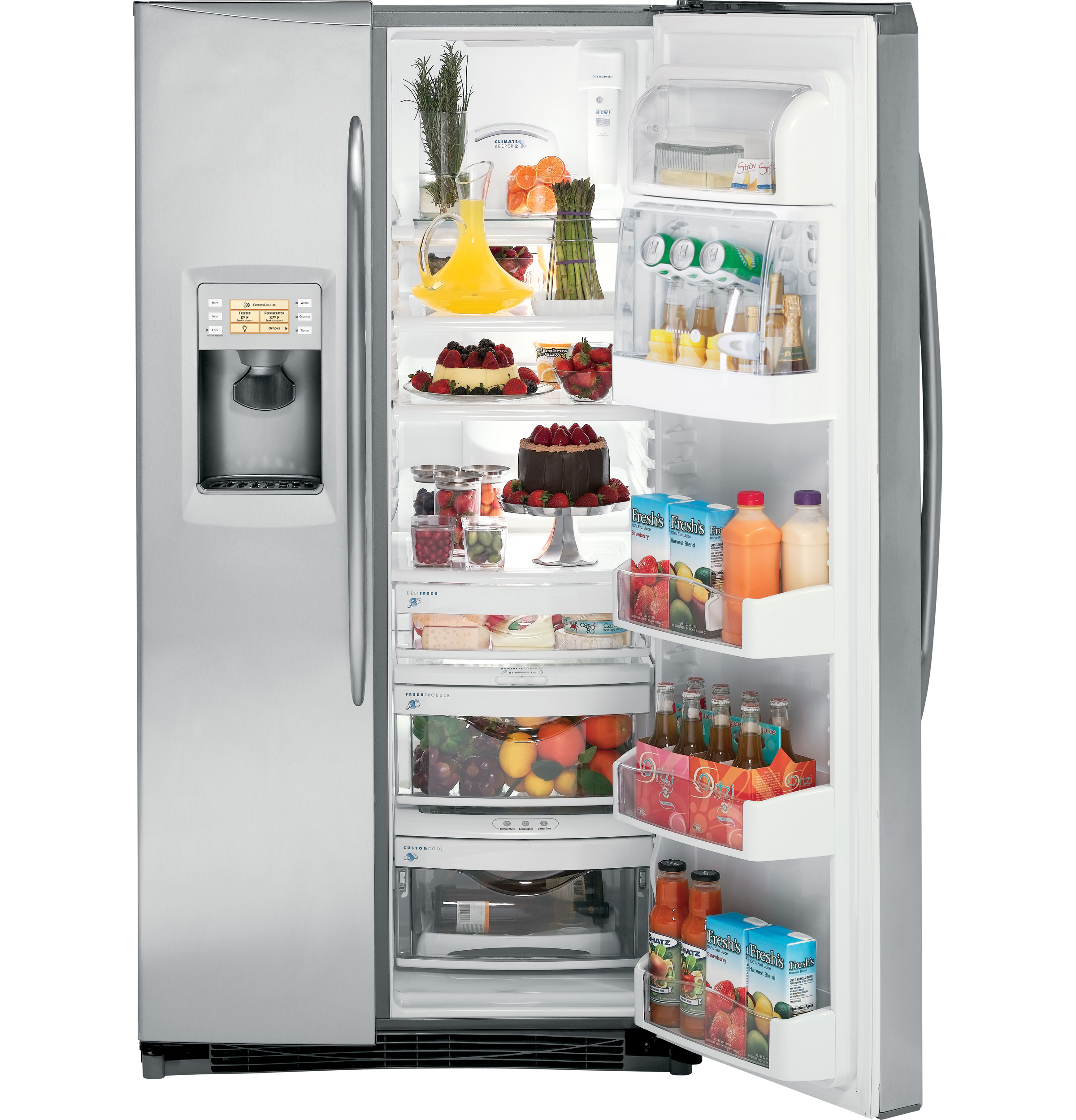 りさページ　BIJ Buy GE Profile 25.5 Cu. Ft. Side-by-Side Refrigerator | PSHS6YGXSS