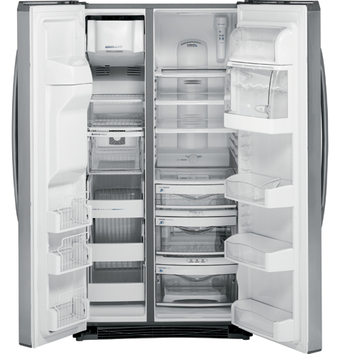 25.5 Cu. Ft. Side-by-Side Refrigerator PSHS6YGXSS, product image 3 of 8