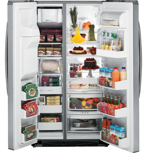 25.5 Cu. Ft. Side-by-Side Refrigerator PSHS6YGXSS, product image 4 of 8