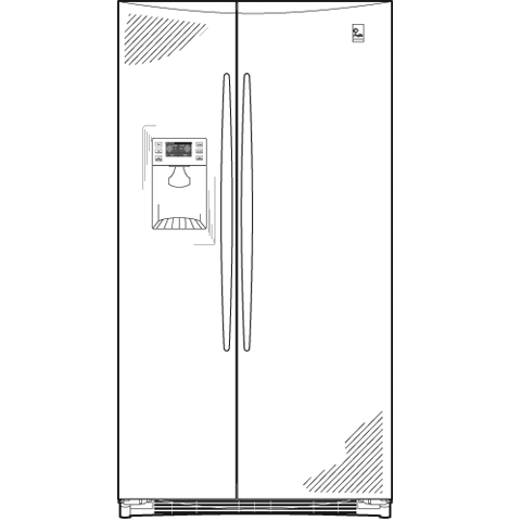25.5 Cu. Ft. Side-by-Side Refrigerator PSHS6YGXSS, product image 7 of 8