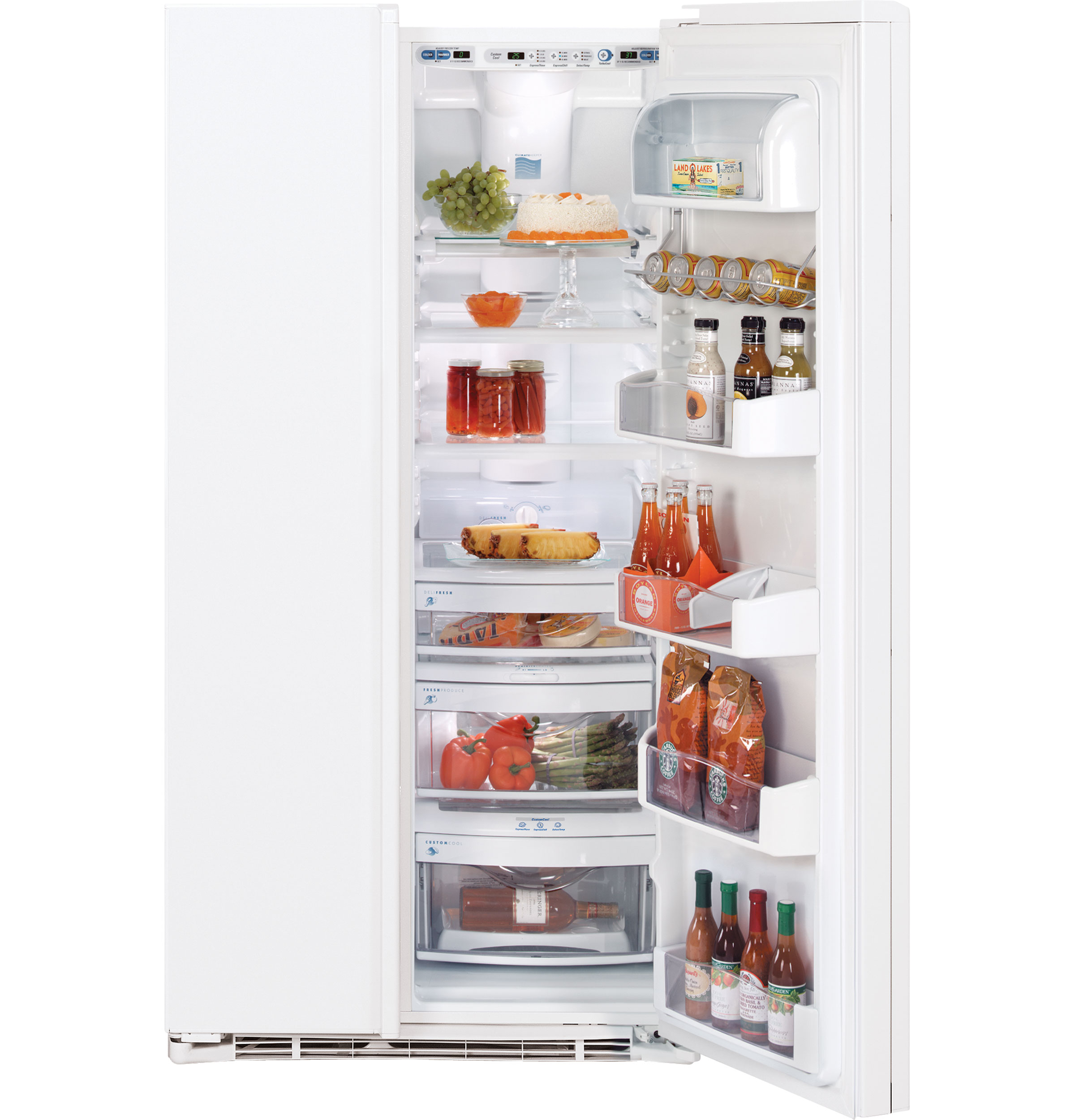 Counter-Depth 22.6 Cu. Ft. Side-By-Side Refrigerator PSI23NCRWV