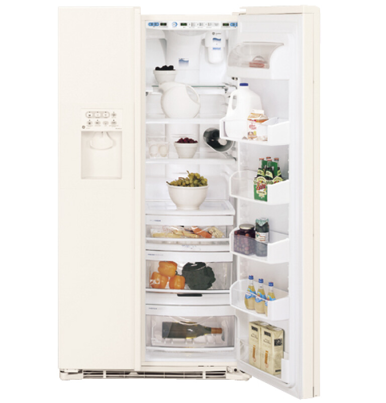 GE Profile Arctica CustomStyle Side-By-Side Refrigerator Bisque PSI23NGNCC Picture 1