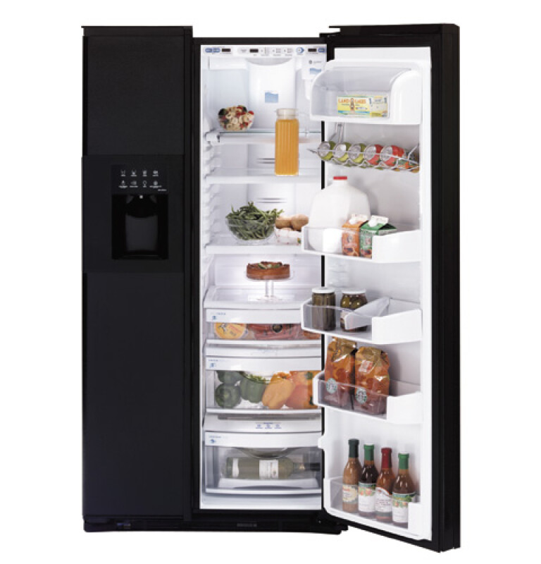 CustomStyle 22.6 Cu. Ft. Side-By-Side Refrigerator PSI23NGPBB, product image 5 of 10
