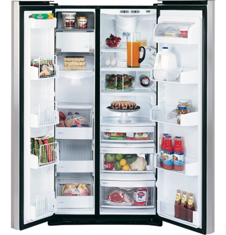 Arctica CustomStyle 22.7 Cu. Ft. Stainless Side-By-Side Refrigerator PSI23SCLBS