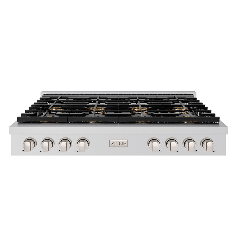 48 In. Paramount Gas Rangetop With 8 Burner Duopro™ Cooktop In Stainless Steel PSRT48