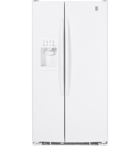 23.1 Cu. Ft. Side-By-Side Refrigerator with Dispenser PSS23LGSWW, product image 2 of 4