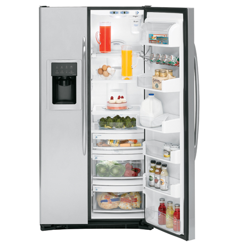 23.1 Cu. Ft. Stainless Side-By-Side Refrigerator with Dispenser PSS23MSSSS