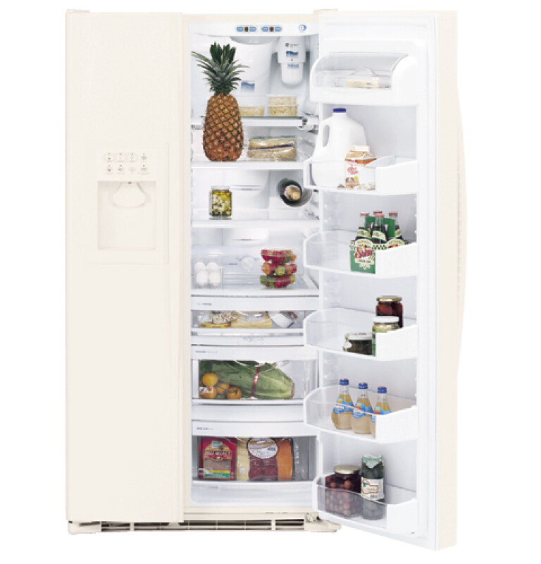 GE Profile Arctica Side-By-Side Refrigerator Bisque PSS25MGNCC Picture 1