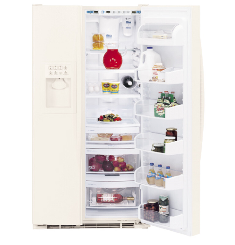 GE Profile Arctica Side-By-Side Refrigerator Bisque PSS25NGNCC Picture 1