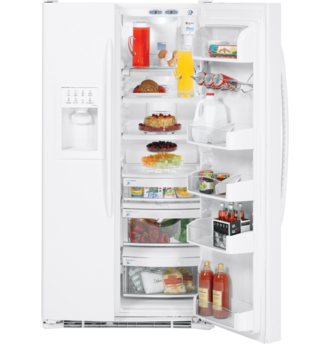 25.6 Cu. Ft. Side-by-Side Refrigerator with Dispenser PSS26MGSWW