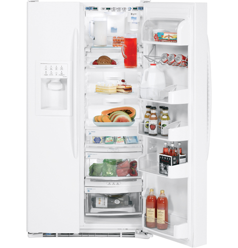 25.5 Cu. Ft. Side-by-Side Refrigerator with Dispenser PSS26NGSWW