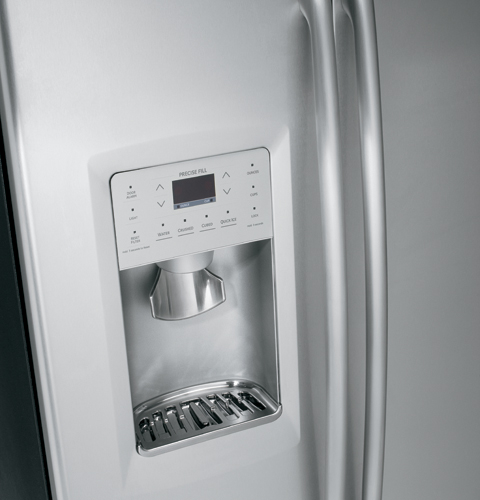 25.5 Cu. Ft. Stainless Side-by-Side Refrigerator PSS26NSWSS, product image 3 of 5