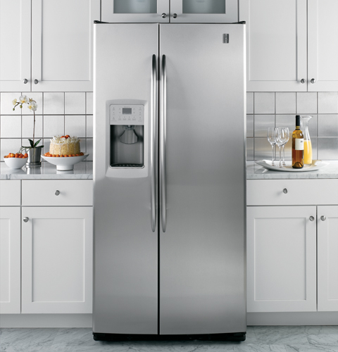 25.5 Cu. Ft. Stainless Side-by-Side Refrigerator with Integrated Dispenser PSS26PSTSS, product image 4 of 6