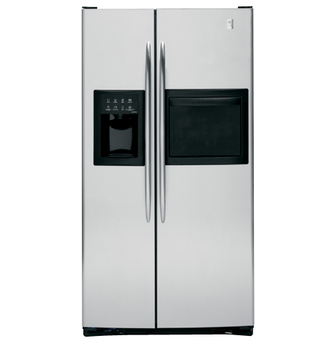 25.7 Cu. Ft. Stainless Side-by-Side Refrigerator with Refreshment Center PSS26SHRSS, product image 2 of 11