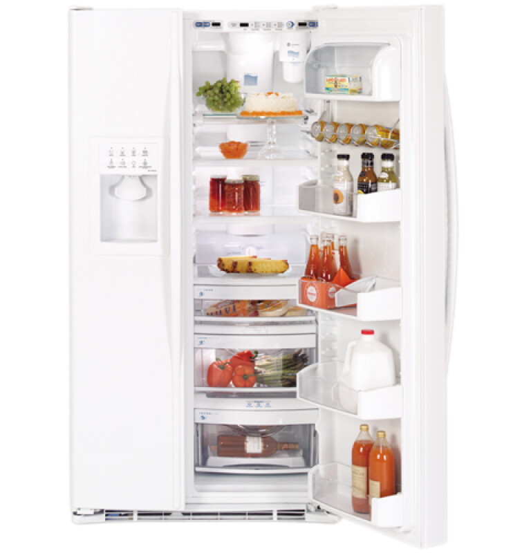 26.5 Cu. Ft. Side-by-Side Refrigerator with Dispenser PSS27NGPWW