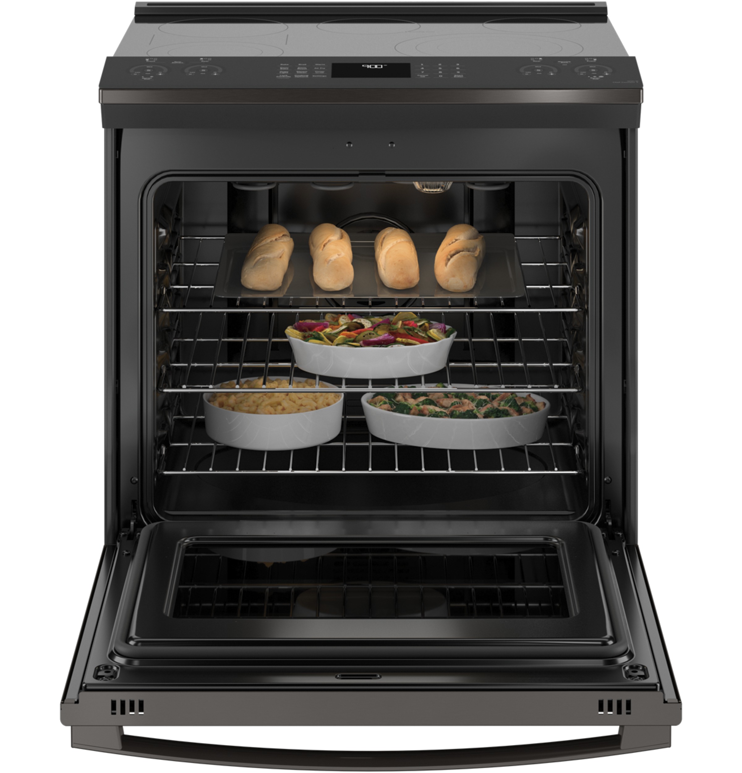 30" Smart Slide-In Electric Convection Range with No Preheat Air Fry view 16