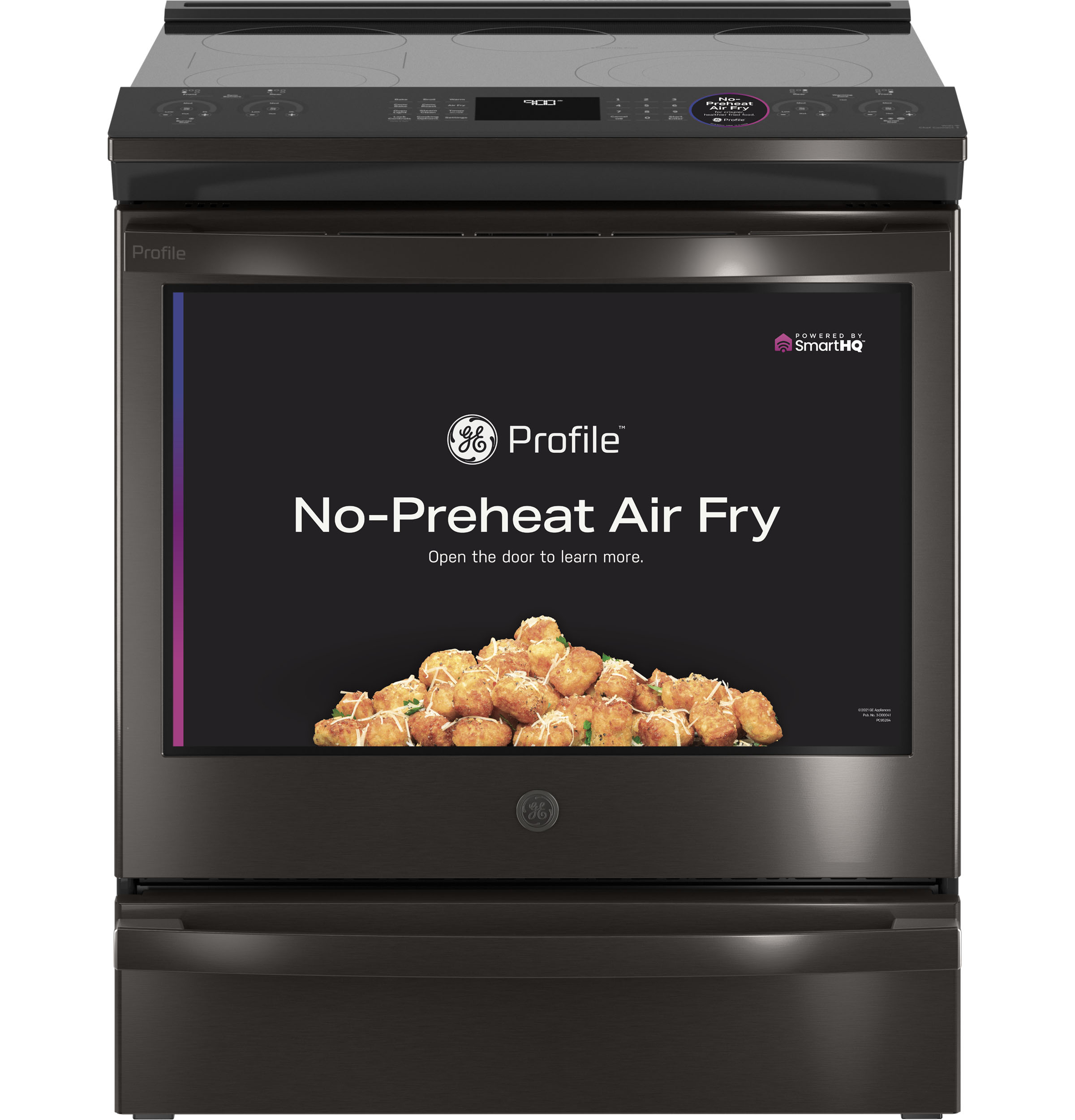 30" Smart Slide-In Electric Convection Range with No Preheat Air Fry view 4