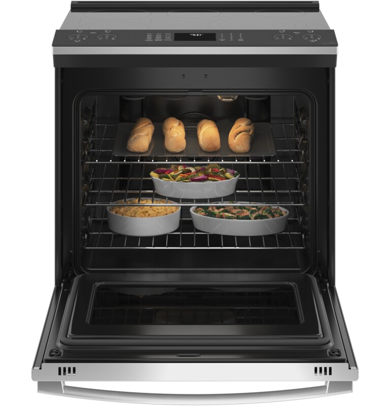 30" Smart Slide-In Electric Convection Fingerprint Resistant Range with No Preheat Air Fry view 27