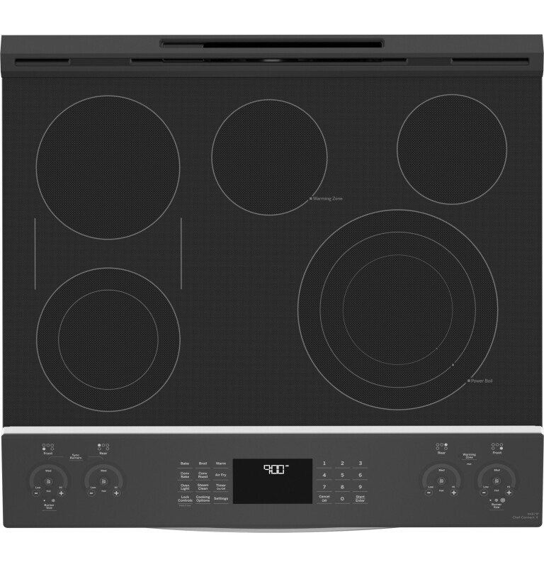 30" Smart Slide-In Electric Convection Fingerprint Resistant Range with No Preheat Air Fry view 25
