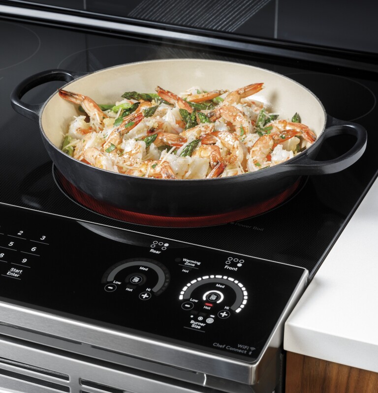 30" Smart Slide-In Electric Convection Fingerprint Resistant Range with No Preheat Air Fry view 16