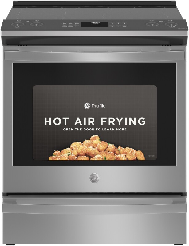 30" Smart Slide-In Electric Convection Fingerprint Resistant Range with No Preheat Air Fry view 2