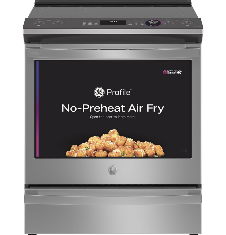 30" Smart Slide-In Electric Convection Fingerprint Resistant Range with No Preheat Air Fry view 4