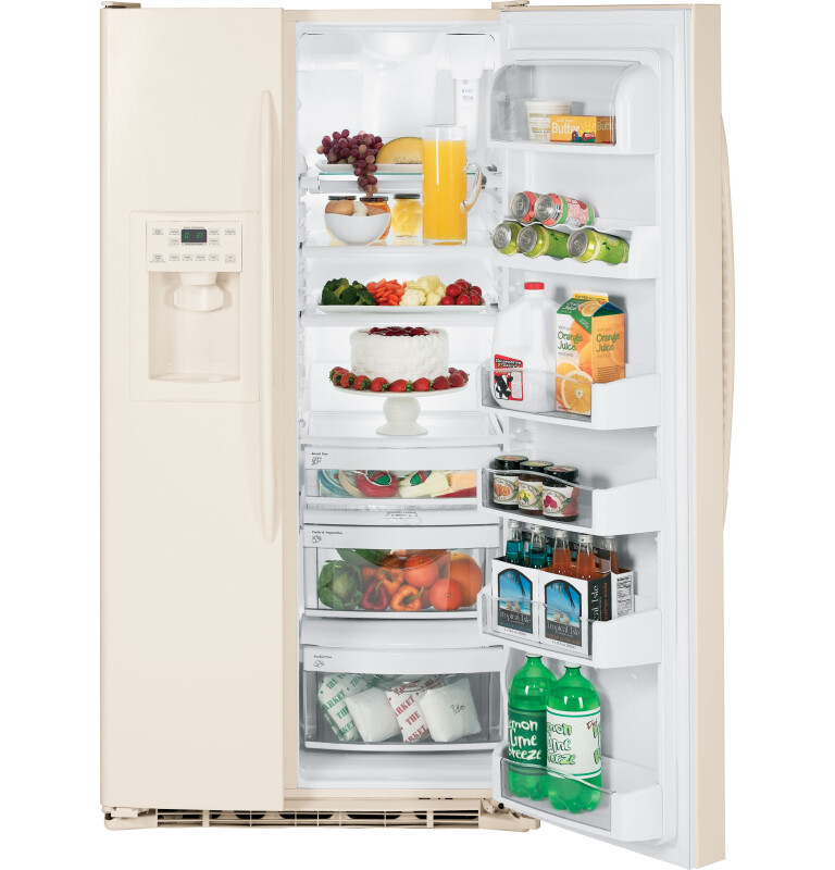 25.6 Cu. Ft. Side-by-Side Refrigerator with Dispenser PSSC6KGWCC