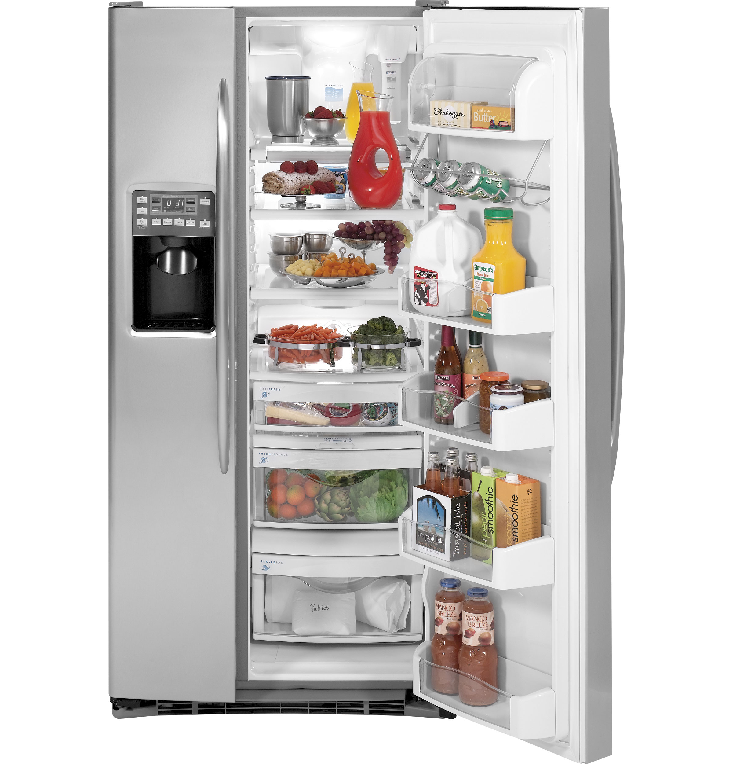 23.1 Cu. Ft. Side-by-Side Refrigerator PSSS3RGZSS, product image 2 of 13