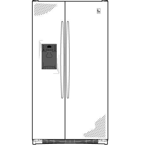 28.5 Cu. Ft. Side-by-Side Refrigerator with Integrated Dispenser PSSS9RGXSS