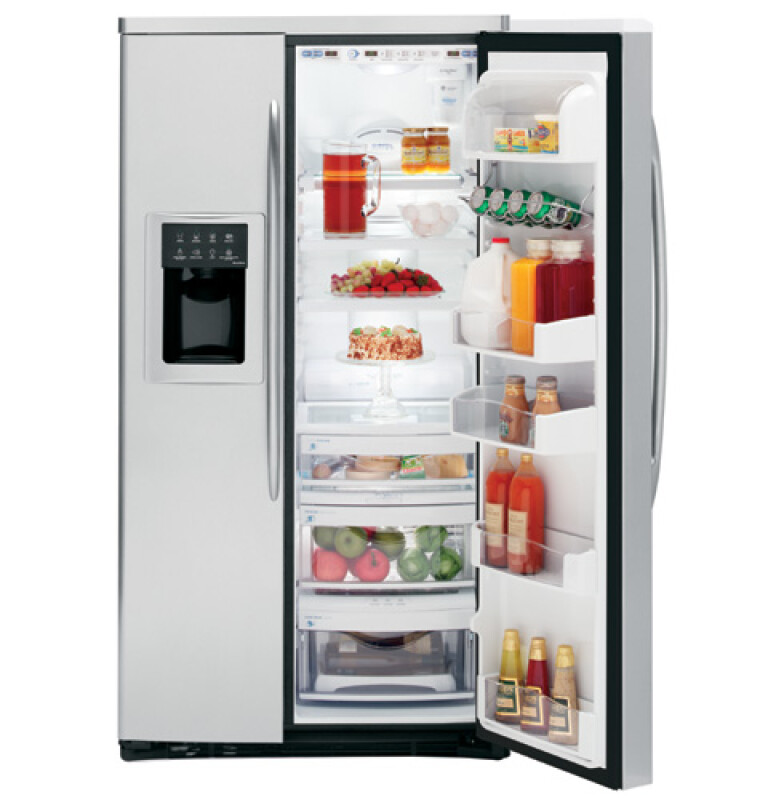 CustomStyle 22.6 Cu. Ft. Stainless-Wrapped Side-by-Side Refrigerator PSW23PSRSS