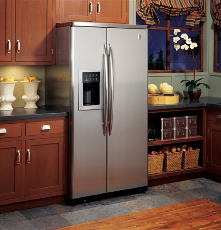 CustomStyle 22.6 Cu. Ft. Stainless-Wrapped Side-by-Side Refrigerator PSW23PSRSS