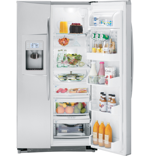 Counter-depth 23.2 Cu. Ft. Stainless-Wrapped Side-by-Side Refrigerator PSW23RSWSS