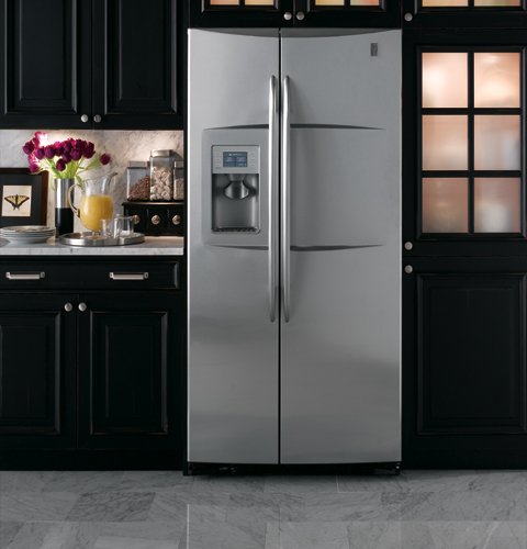 Counter-depth 23.2 Cu. Ft. Stainless-Wrapped Side-by-Side Refrigerator PSW23RSWSS, product image 7 of 10