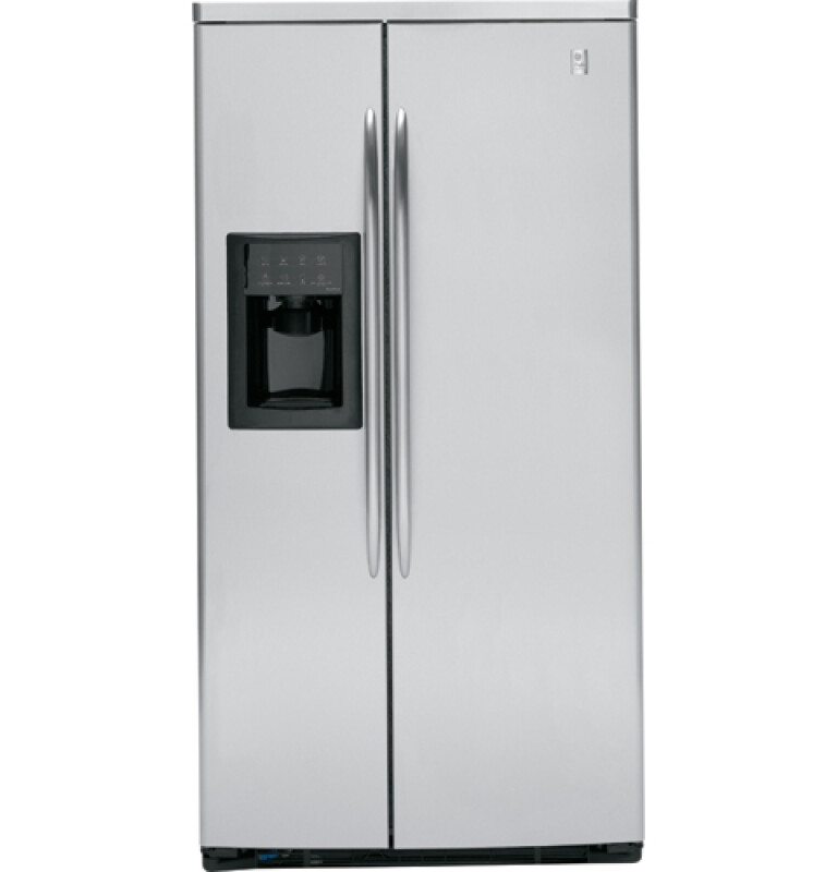 25.6 Cu. Ft. Stainless-Wrapped Side-by-Side Refrigerator with Dispenser PSW26LSRSS
