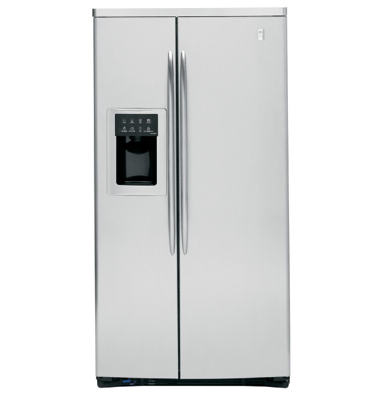 25.6 Cu. Ft. Stainless-Wrapped Side-by-Side Refrigerator with Dispenser PSW26MSRSS